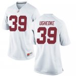 Women's Alabama Crimson Tide #39 Loren Ugheoke White Replica NCAA College Football Jersey 2403IDKC7